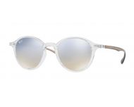 Ray Ban RB4237 Transparent Grey Gradient Brown Mirror Silver