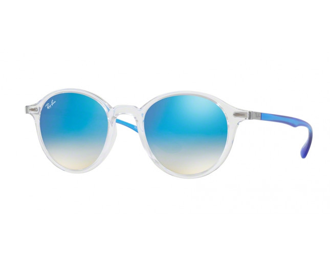 Ray Ban RB4237 Transparent Grey Gradient Brown Mirror Blue