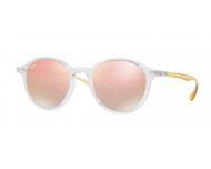 Ray Ban RB4237 Transparent Grey Gradient Brown Mirror Pink