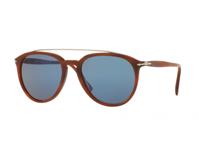 Persol PO3159S Stripped Brown Crystal light Blue