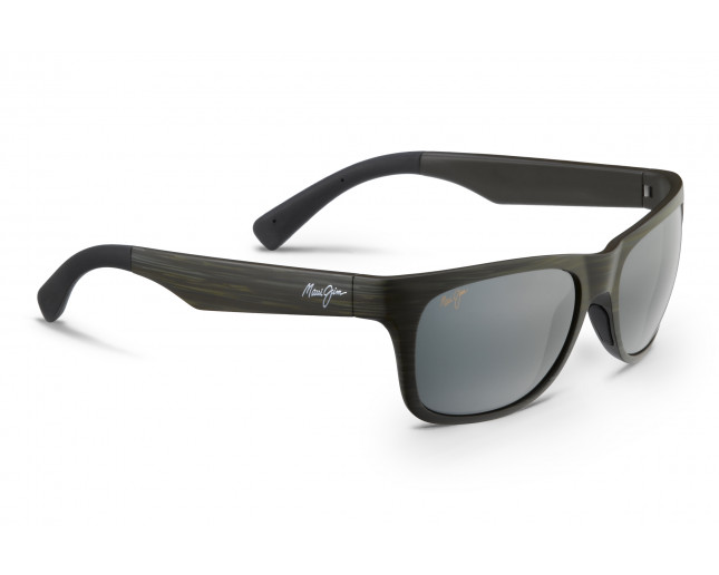 Maui jim kahi matte aquamarine shop wood grain