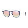 Ray-Ban RB2448N Transparent Blue Copper Flash Gradient