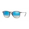 Ray-Ban RB2448N Transparent Blue Copper Flash Gradient