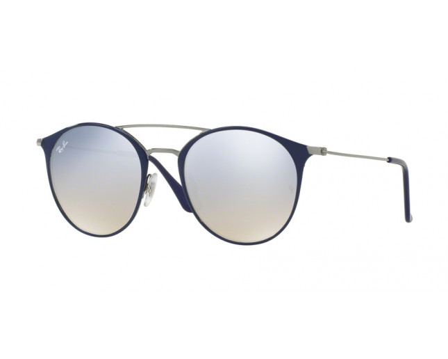 Ray-Ban RB3546 Gunmetal Top Blue Grey Flash Gradient