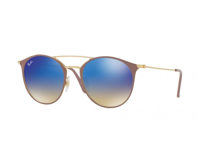 Ray-Ban RB3546 Gold Top Black Grey Gradient 