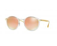 Ray Ban RB4242 Transparent Brown Gradient Mirror Pink