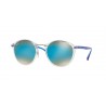 Ray Ban RB4242 Transparent Brown Gradient Mirror Blue