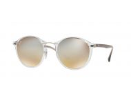 Ray Ban RB4242 Transparent Brown Gradient Mirror Silver 