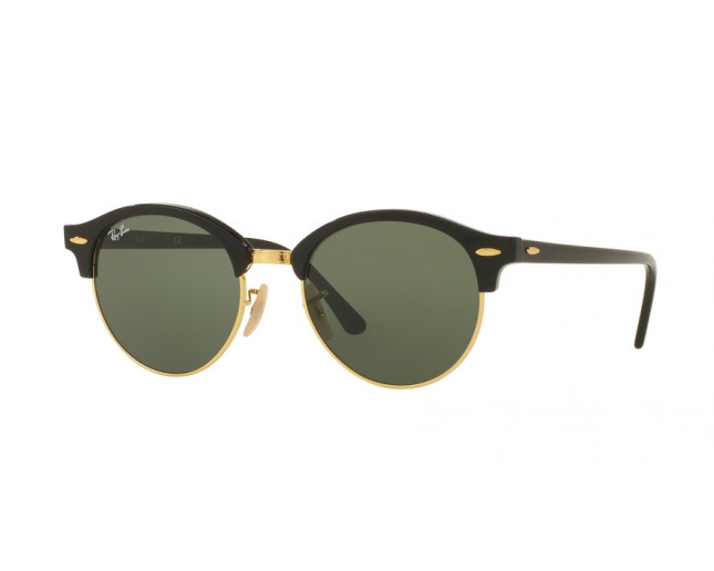 Ray Ban Clubround RB4246 Black polar RB4246 901 58 Sunglasses IceOptic