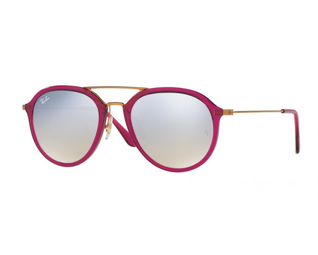 Ray-Ban RB4253 Shiny Fuxia Grey Flash Gradient