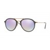 Ray-Ban RB4258 Shiny Opal Dark Azure 