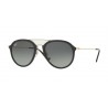 Ray-Ban RB4253 Black/Gold Grey Gradient