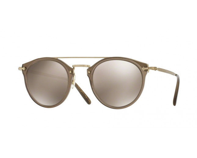 Oliver Peoples Remick Beige Silk Gradient Grey Lens