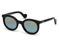 Moncler ML0015 Shinny Bllack Blue Mirror 