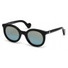 Moncler ML0015 Shinny Bllack Blue Mirror 