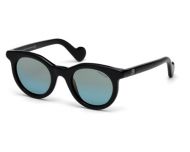 Moncler ML0013 Shinny Black Blue Mirror