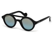 Moncler ML0013 Shinny Black Blue Mirror