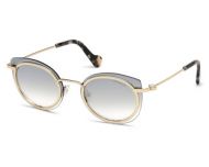 Moncler ML0017 Shinny Pink Gold Grey Mirror