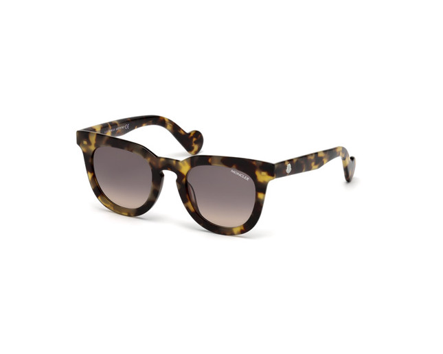 Moncler ML0008 Blonde Havana Grey Smoke