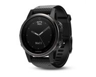 Garmin Fénix 5 S HR Sapphire Black Bracelet Noir