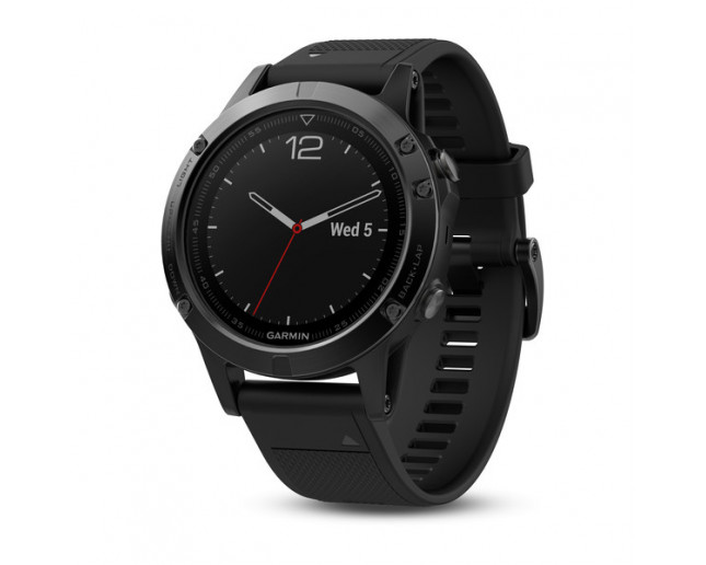 Garmin Fénix 5 HR Sapphire Black Bracelet Noir - 010-01688-11 - Montres  Outdoor et GPS - IceOptic