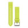 Garmin Bracelet Fénix 5 S QuickFit Silicone Jaune