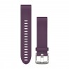 Garmin Bracelet Fénix 5 S QuickFit Silicone Violet Améthyste