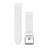Garmin Bracelet Fénix 5 S QuickFit Silicone Blanc