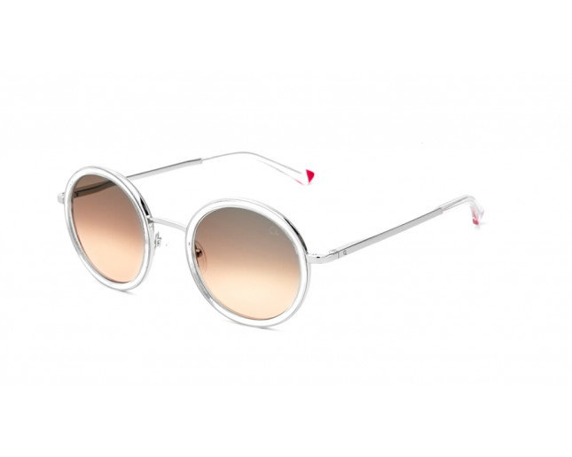 Etnia Barcelona Miramar Transparent & Pink Brown Shaded Lenses