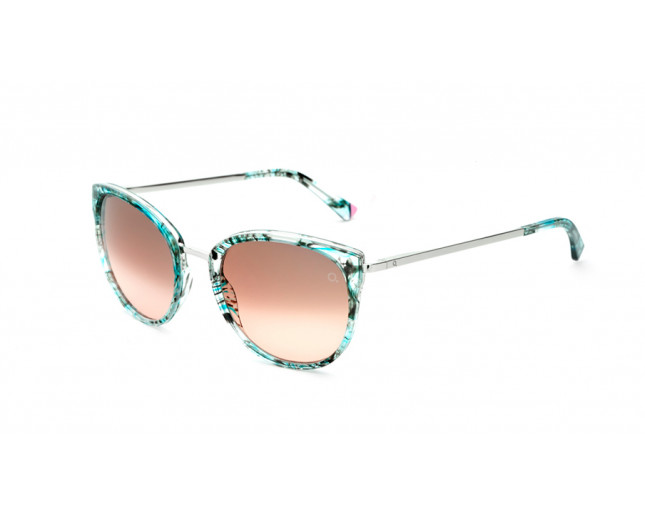 Etnia Barcelona Princesa Turquoise & Pink Brown Shaded Lenses 