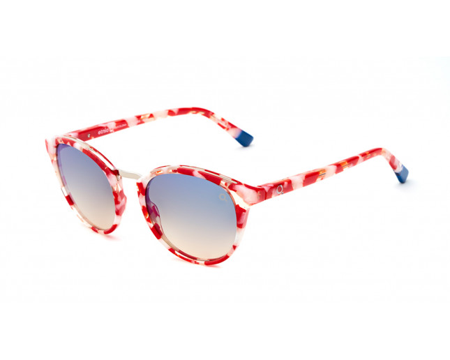 Etnia Barcelona Tellers Red & Blue Mineral  Blue Shaded Lenses