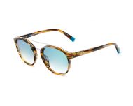 Etnia Barcelona Verdi Havana Turquoise Mineral Photochromic shaded Blue Lenses