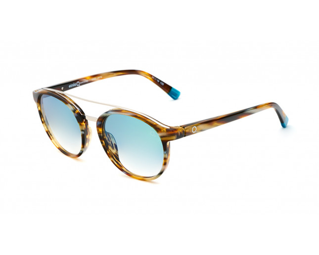 Etnia Barcelona Verdi Havana Turquoise Mineral Photochromic shaded Blue Lenses