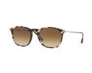 Persol 3124S Light Havana Azure Brown Crystal Clear Gradient Brown