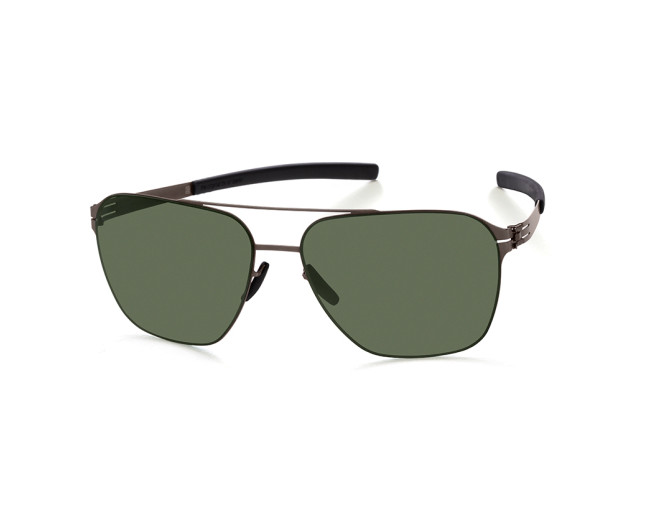 IC! Berlin Jonathan I. Graphite Black Green Polarized