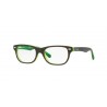 Ray-Ban RY1555 Top Brown On Green Fluo