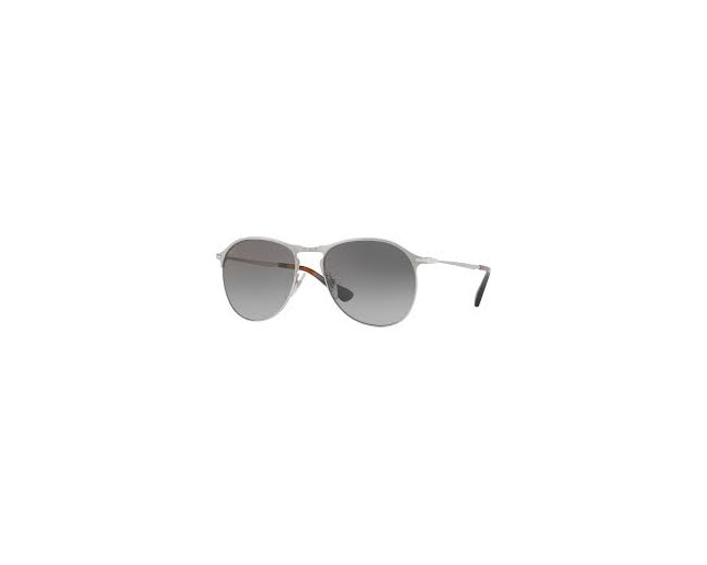 Persol 7649S Silver Grey gradient polarized PO7649S 1068 M3 o Sunglasses IceOptic