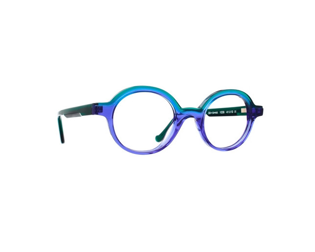 Caroline Abram 301444 Vert Fonce Bleu Violet