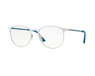 Ray-Ban RX6375 Silver Top On White/Blue