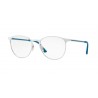 Ray-Ban RX6375 Silver Top On White/Blue