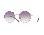 Oliver Peoples Nickol Brushed Gold Lilac Dark Ombre Gradient