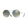 Oliver Peoples Nickol Brushed Gold Black Grey Goldstone