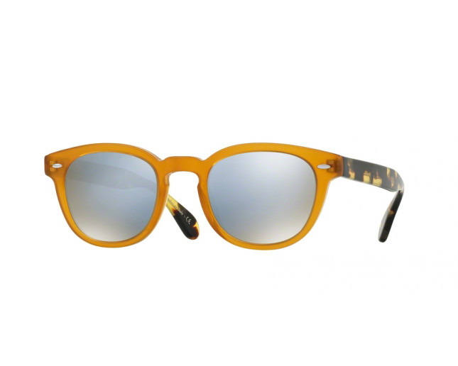 Oliver Peoples Sheldrake Sun Amber Blue Goldstone