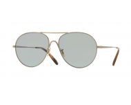 Oliver Peoples Rockmore Antique Gold Green Wash Lenses