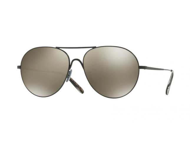 Oliver Peoples Rockmore Matte Black Grey Goldtone