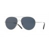 Oliver Peoples Rockmore Brushed Silver Blue 