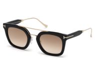 Tom Ford TF0541 Noir Brillant Marron Fumé