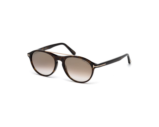 Tom Ford Cameron 2.0 Dark Tortoise Brown Mirror