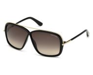 Tom Ford Brenda Shiny Black Brown Shaded