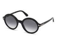 Tom Ford Nicolette 2.0 Shiny Black Grey Smoke